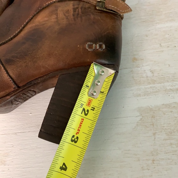 Bed Stu Isla Brown Leather Ankle Boogie Size 6 - Picture 5 of 11